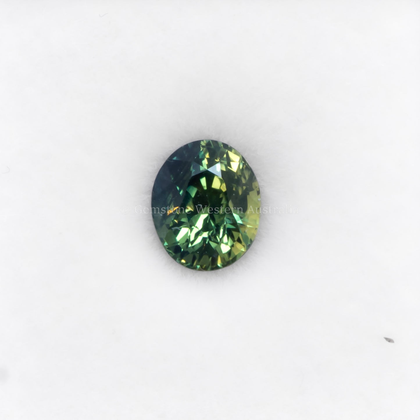 1.09 CT NATURAL UNHEATED TEAL SAPPHIRE - OVAL CUT