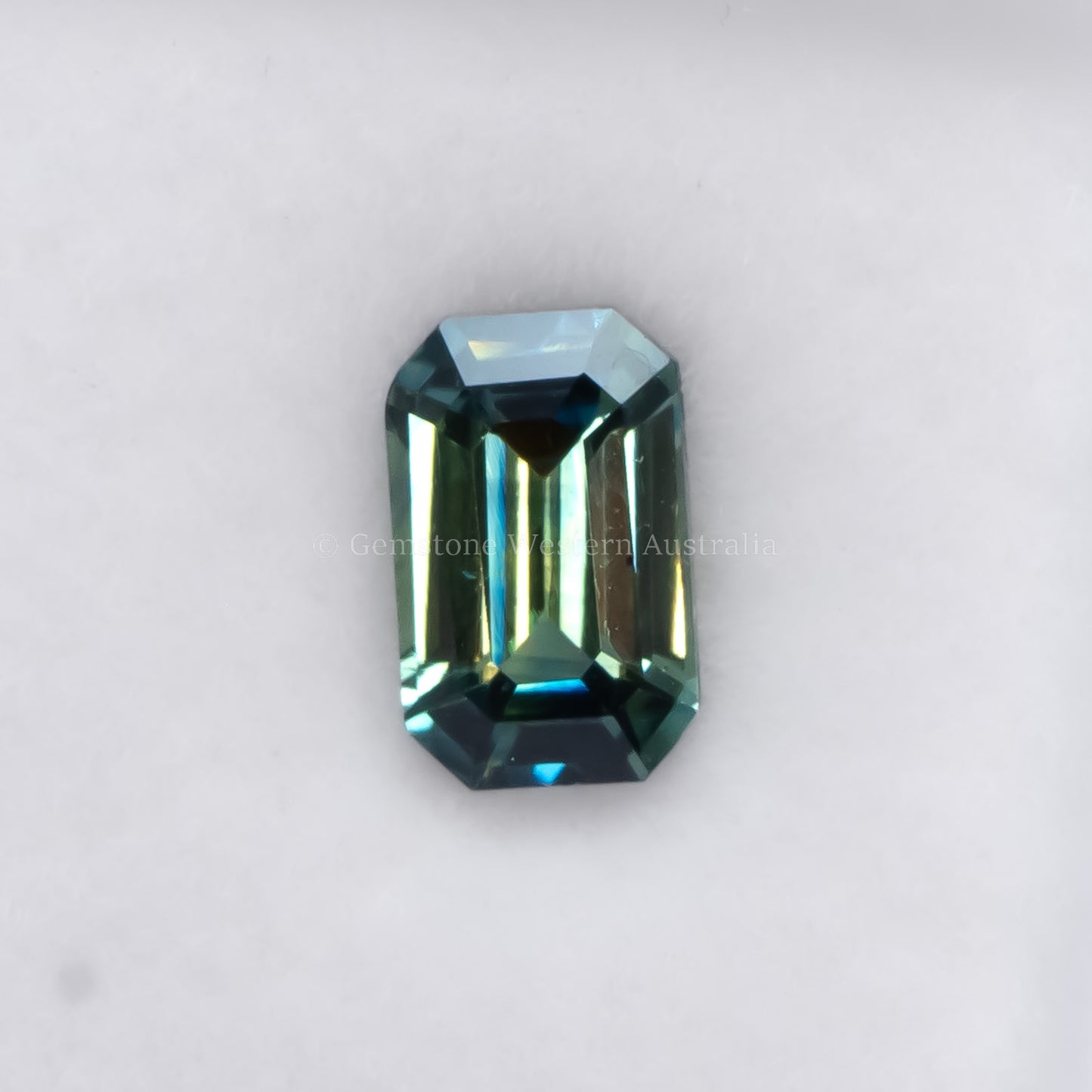 1.16 CT NATURAL UNHEATED TEAL SAPPHIRE - OCTAGONAL CUT