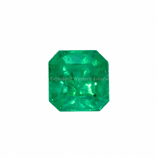 2.03 ct natural Colombian emerald, emerald cut loose gemstone