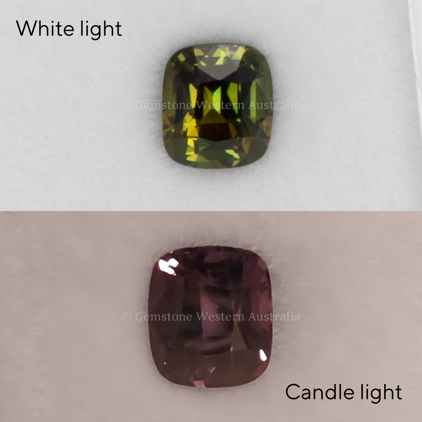 1.18 CT NATURAL ALEXANDRITE - RECTANGULAR CUSHION CUT