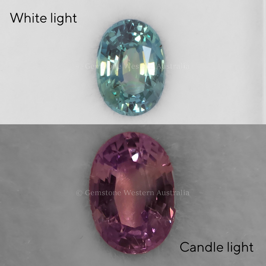 1.18 CT NATURAL ALEXANDRITE - OVAL CUT