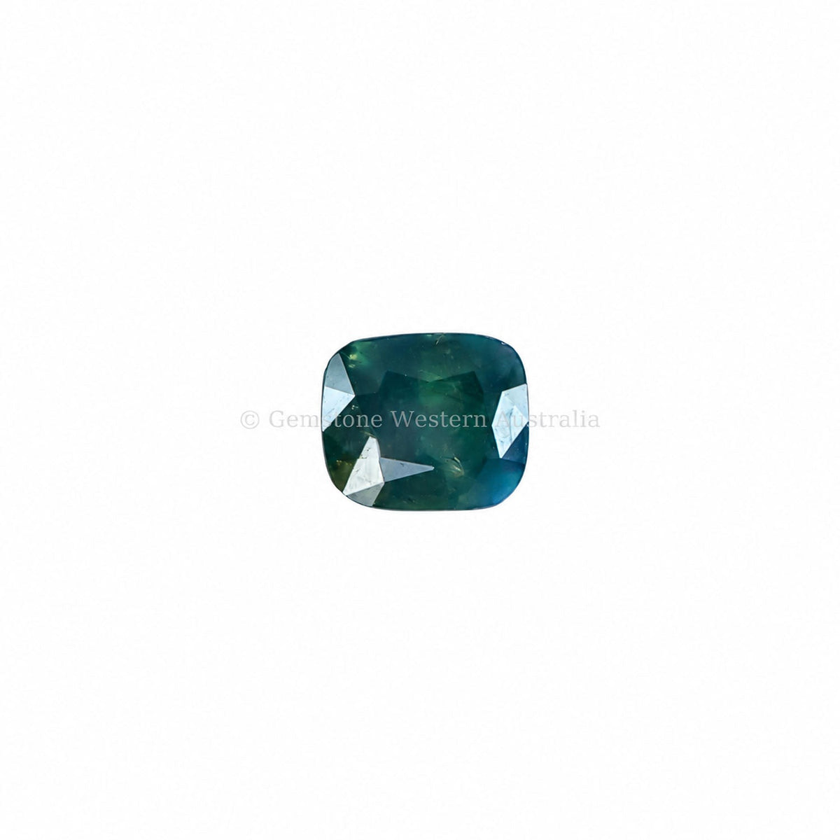 0.45 ct rectangular cushion cut alexandrite photographed in daylight