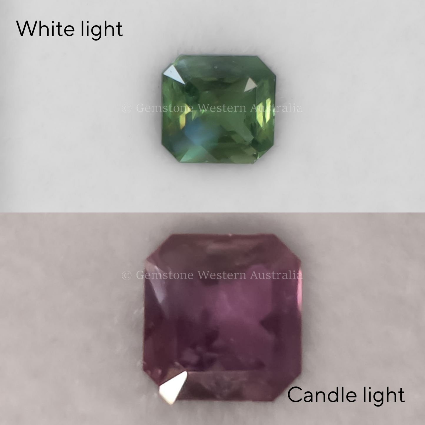 0.66 CT NATURAL ALEXANDRITE - OCTAGON CUT