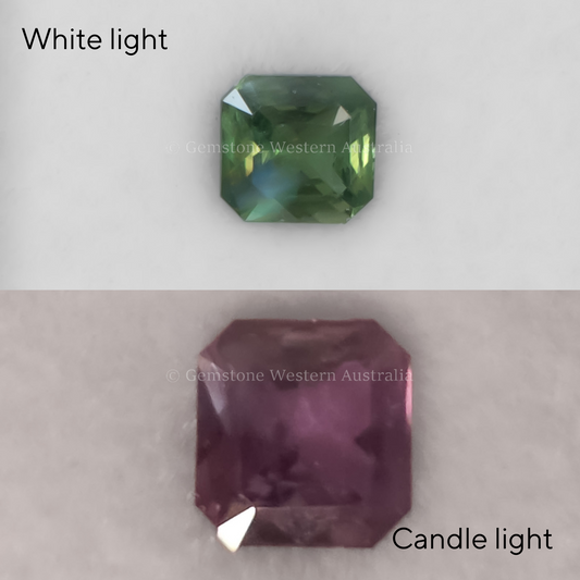 0.66 CT NATURAL ALEXANDRITE - OCTAGON CUT
