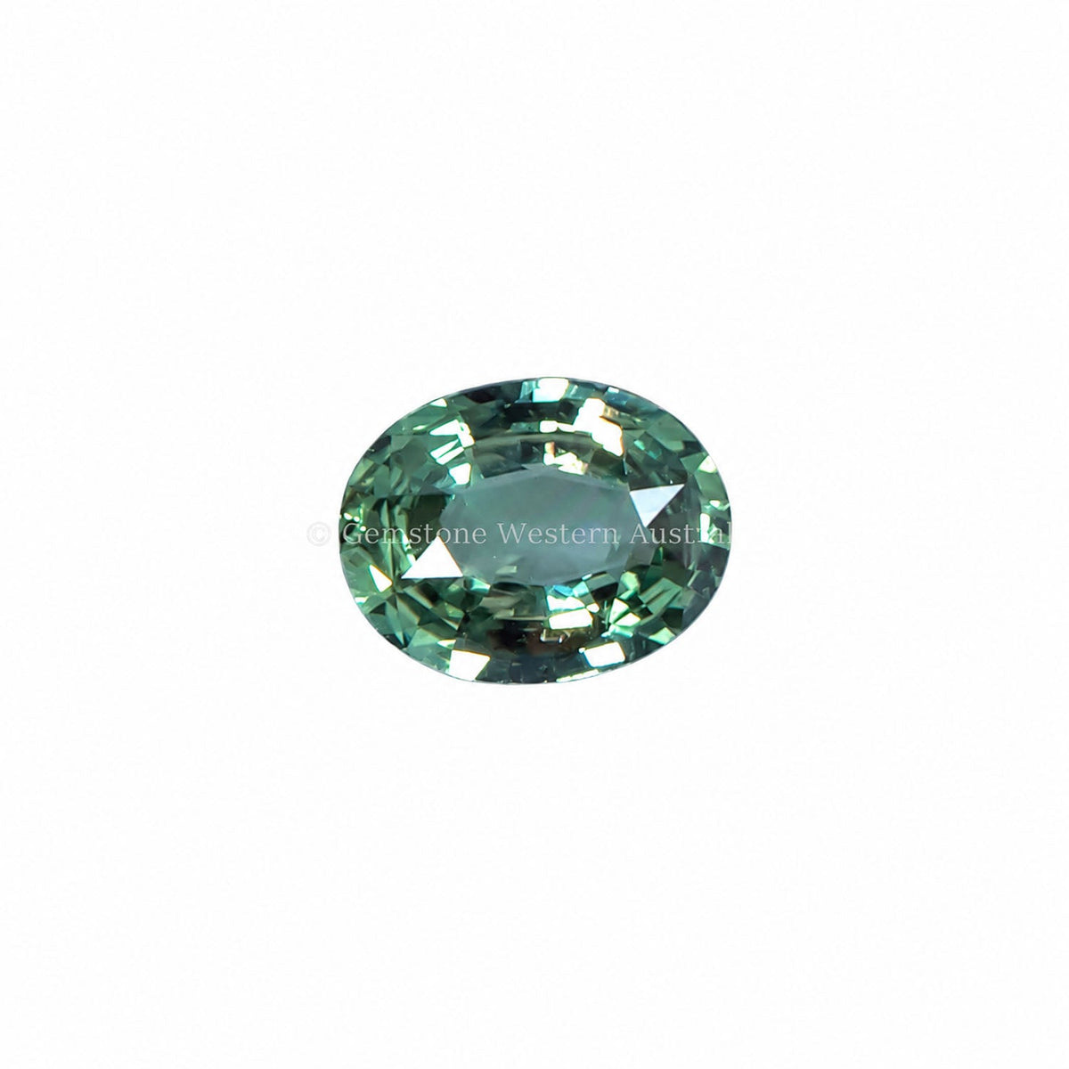 1.02 ct oval cut alexandrite photographed in daylight