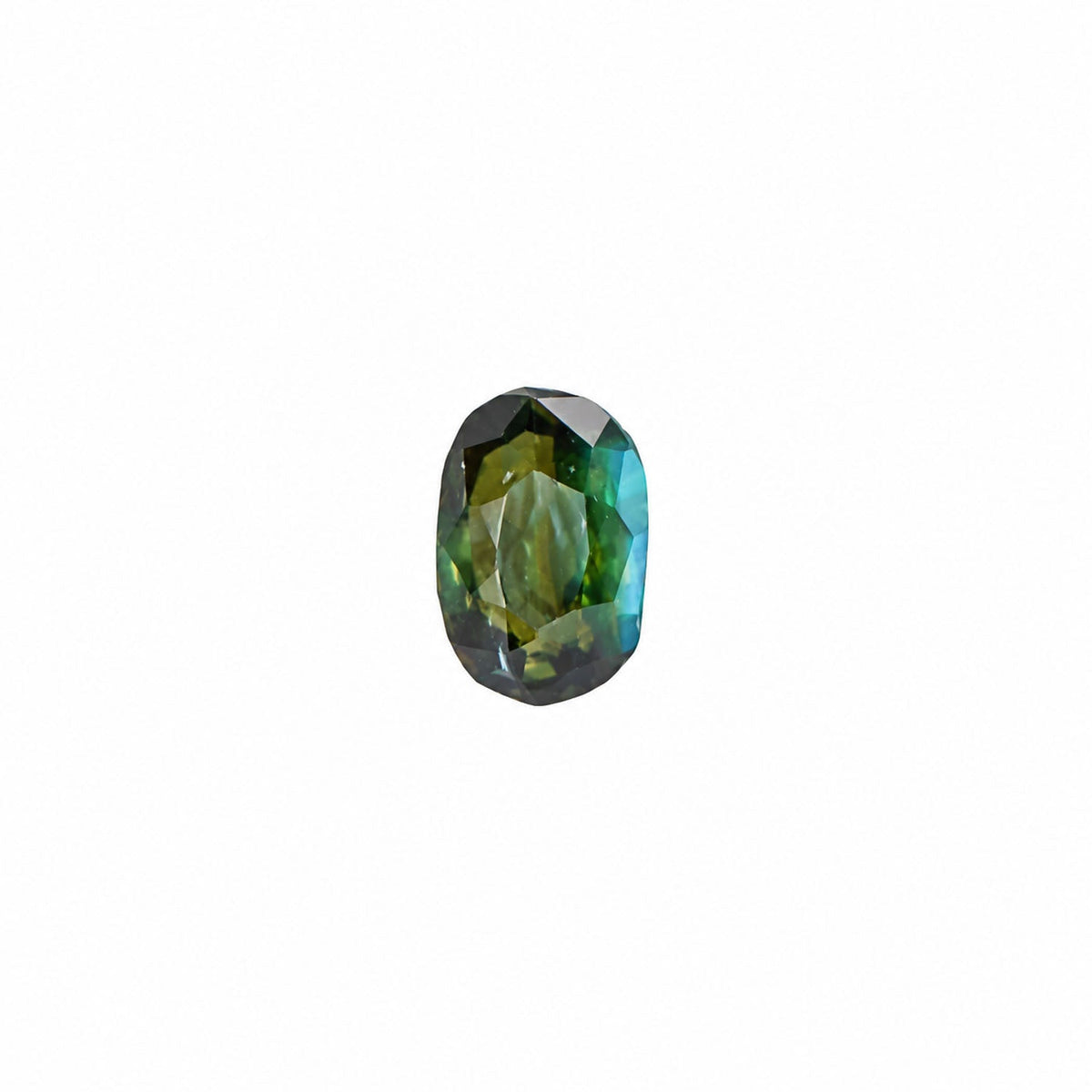 0.45 ct oval cut alexandrite photographed in daylight