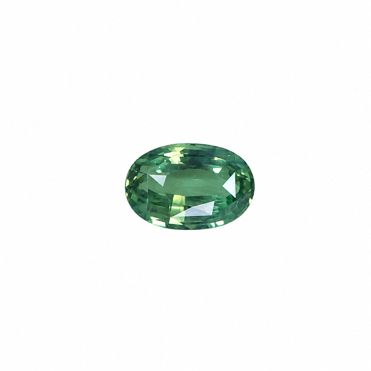 1.04 ct oval cut alexandrite photographed in daylight