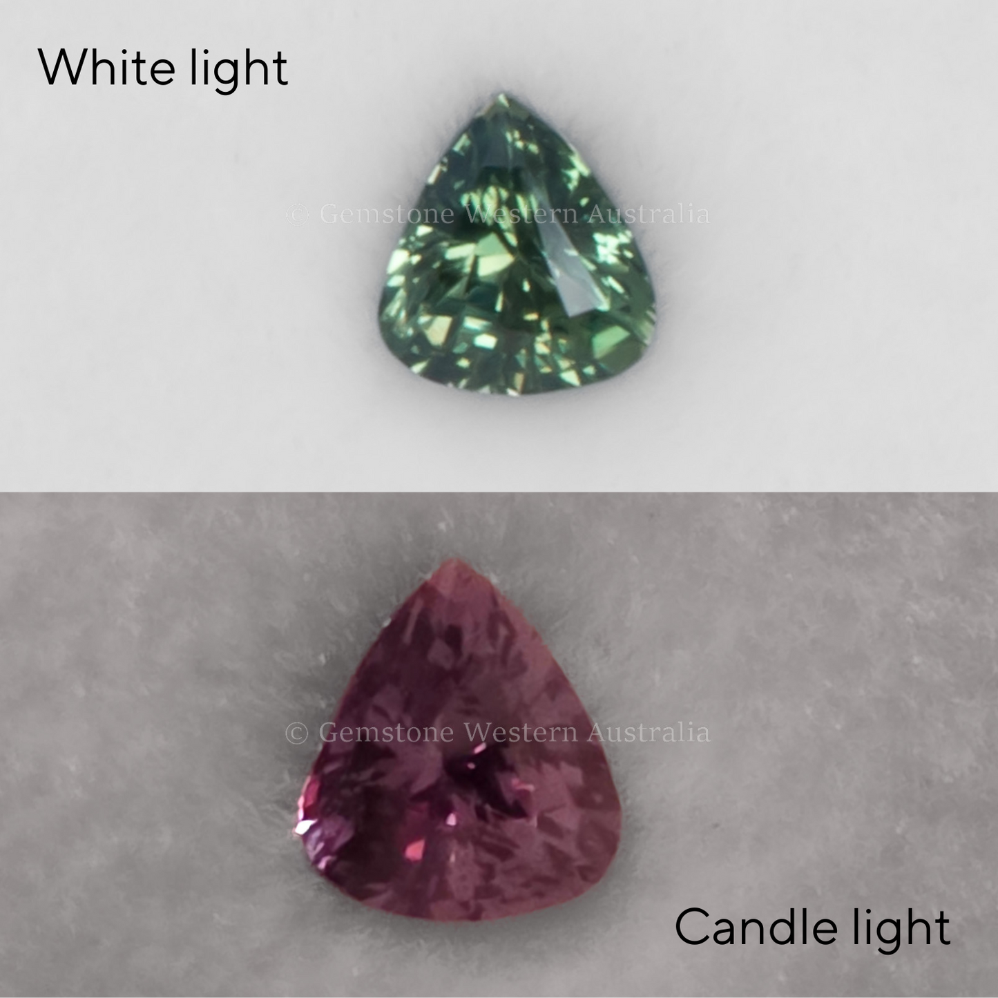 0.47 CT NATURAL ALEXANDRITE - PEAR CUT
