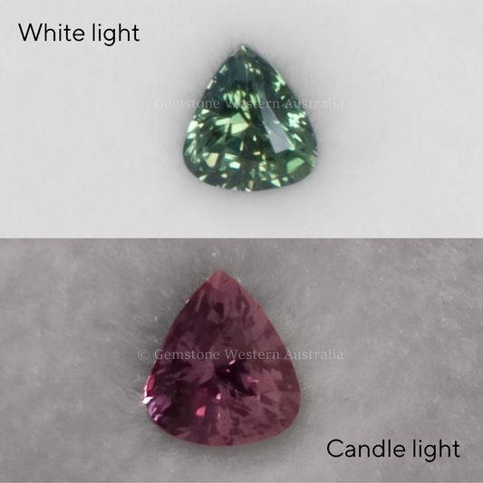 0.47 CT NATURAL ALEXANDRITE - PEAR CUT