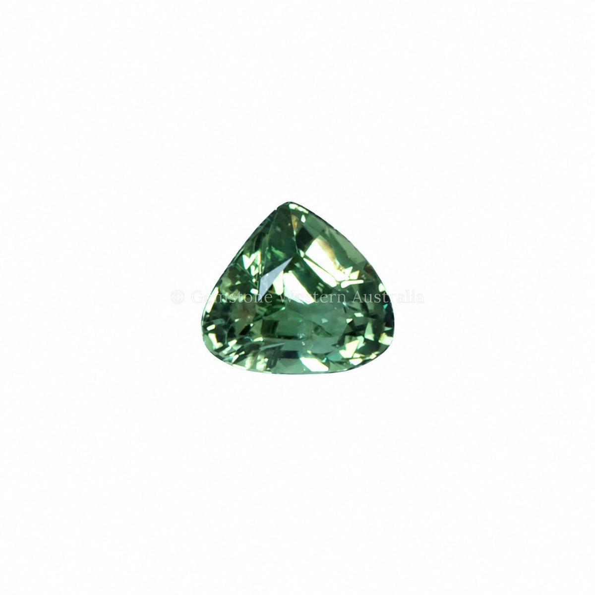 0.74 ct pear cut alexandrite photographed in daylight