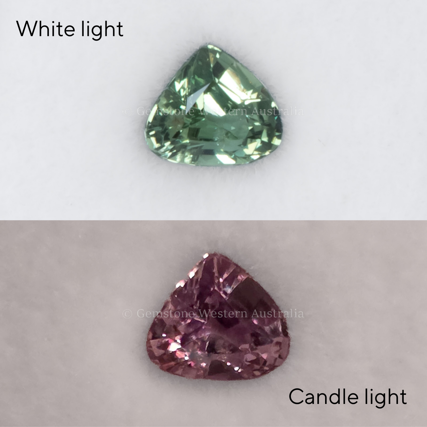 0.74 CT NATURAL ALEXANDRITE - PEAR CUT