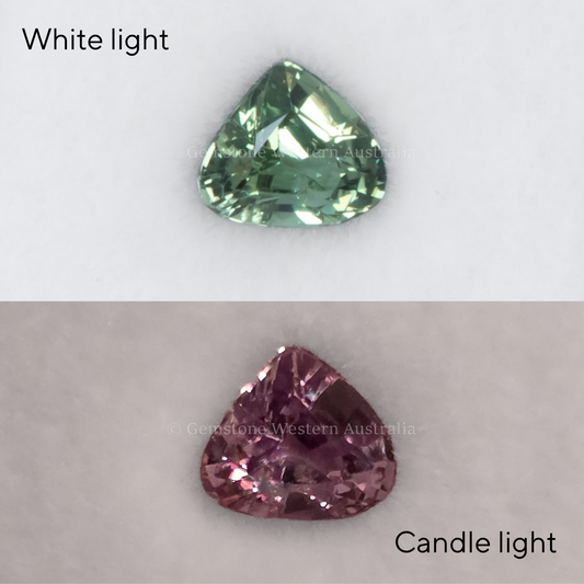 0.74 CT NATURAL ALEXANDRITE - PEAR CUT
