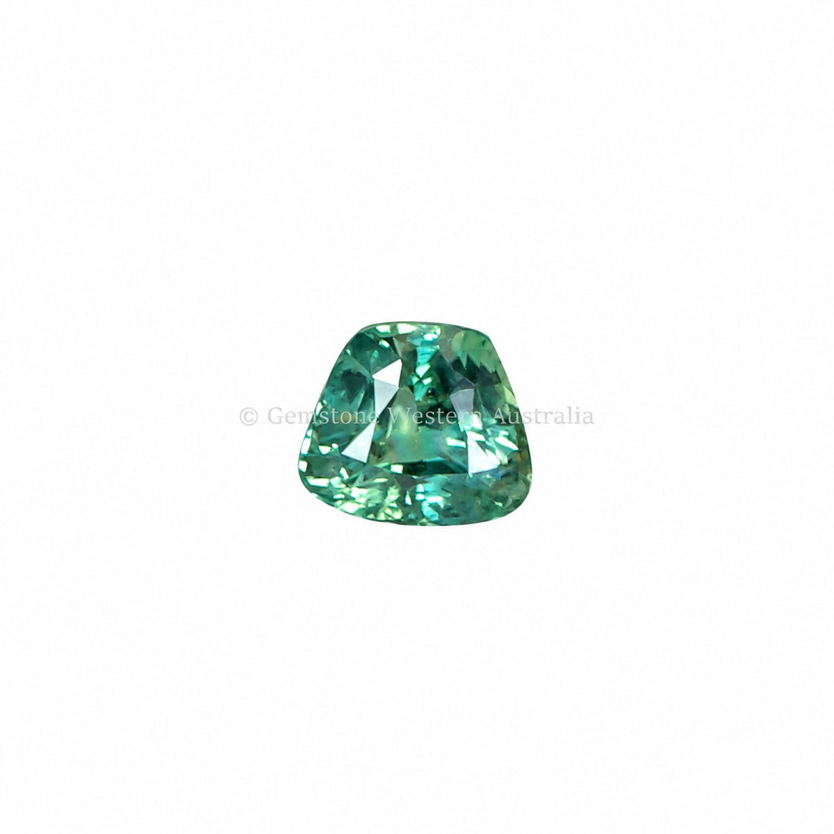 0.78 ct fancy cut alexandrite photographed in daylight
