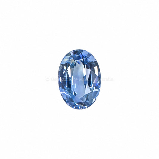 1.06 ct natural unheated bicolour sapphire, oval cut