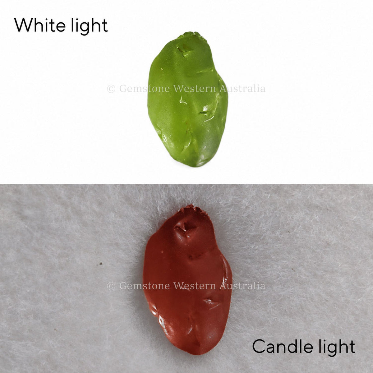 1.05 ct natural alexandrite, rough cut chrysoberyl