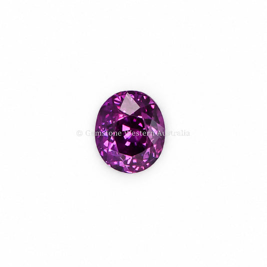 1.02 ct natural unheated pink sapphire, oval cut