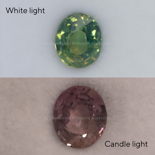 1.57CT NATURAL ALEXANDRITE - OVAL CUT