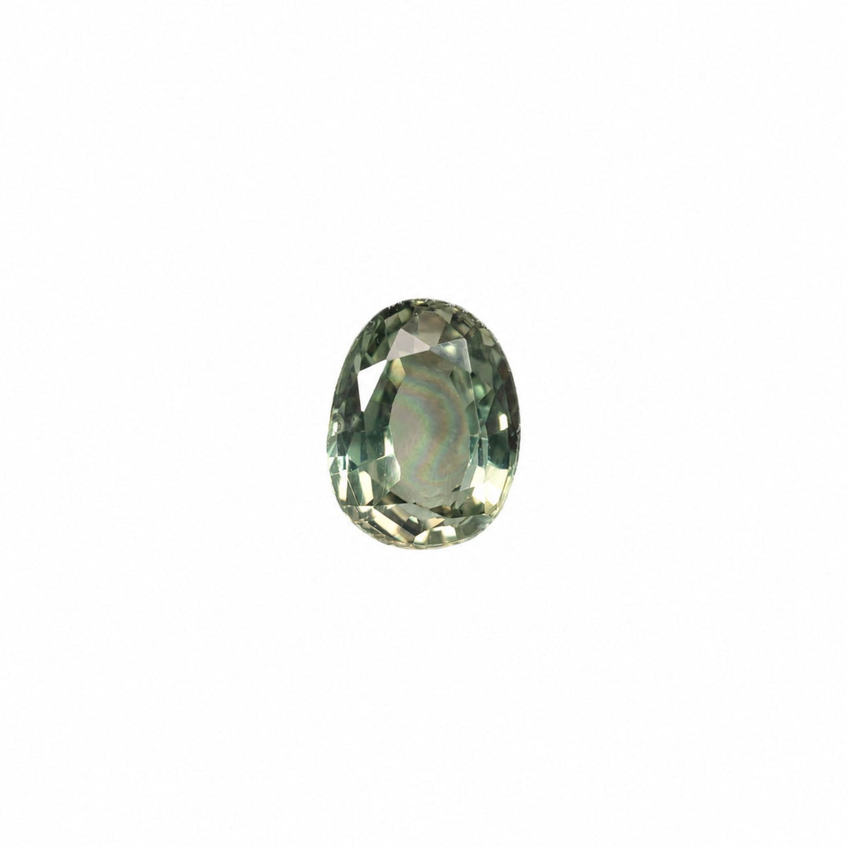 0.50 ct oval cut alexandrite photographed in daylight