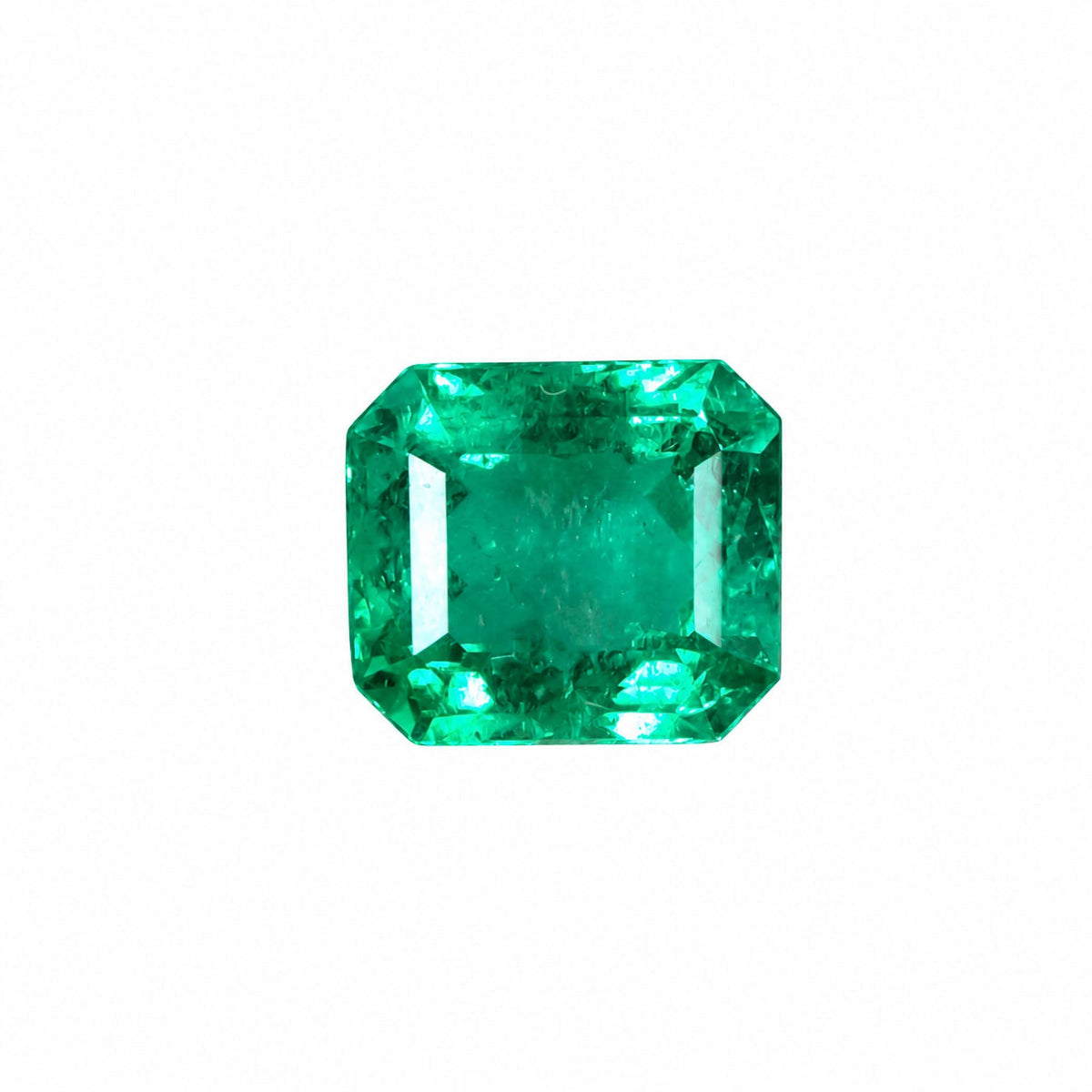 1.98 ct natural Colombian emerald, emerald cut loose gemstone