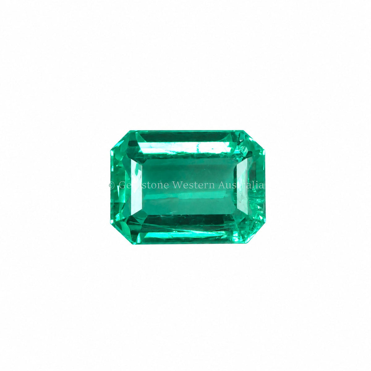1.62 ct natural Colombian emerald, emerald cut loose gemstone