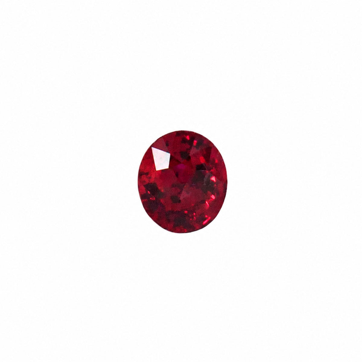 1.02 ct natural unheated ruby, oval cut loose gemstone