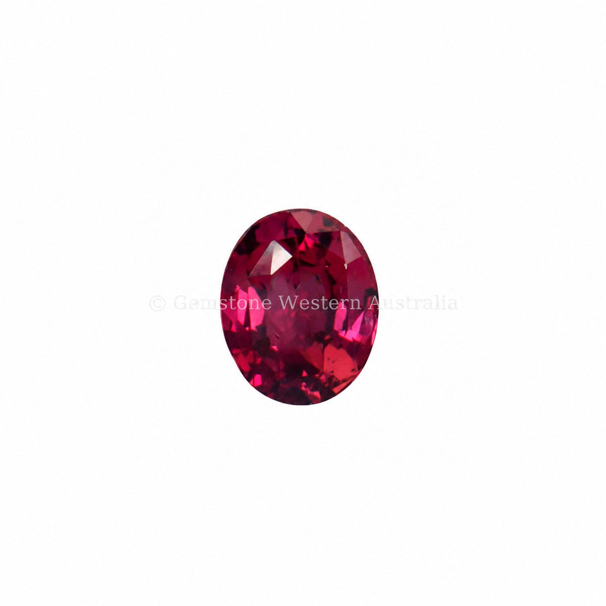 1.05 ct natural unheated ruby, oval cut loose gemstone