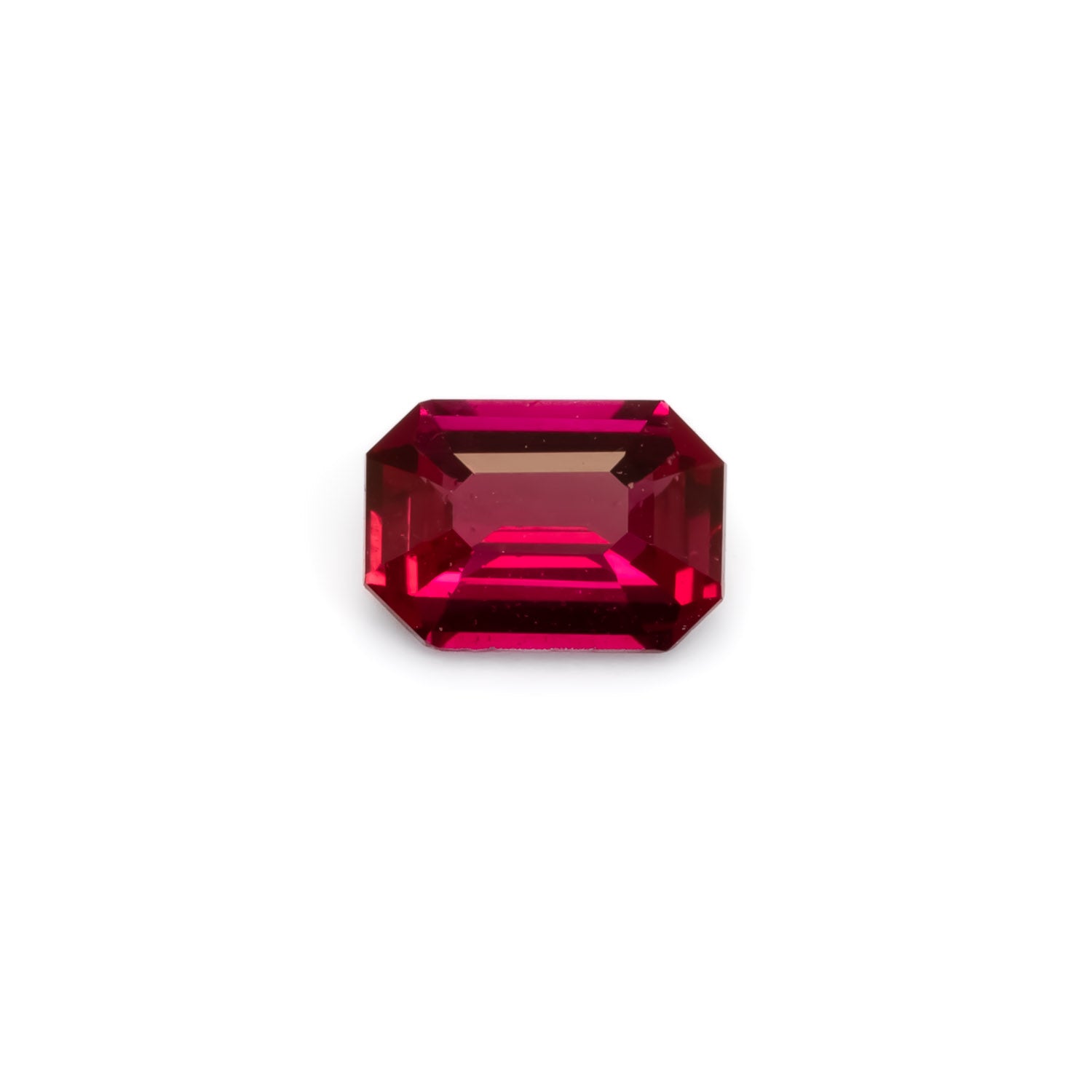 0.35CT NATURAL UNHEATED RUBY OCTAGON STEP CUT