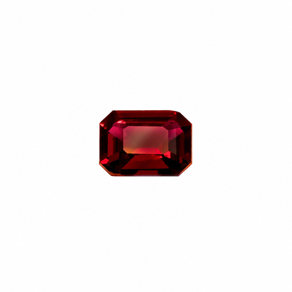 0.96 ct natural unheated ruby, octagon cut
