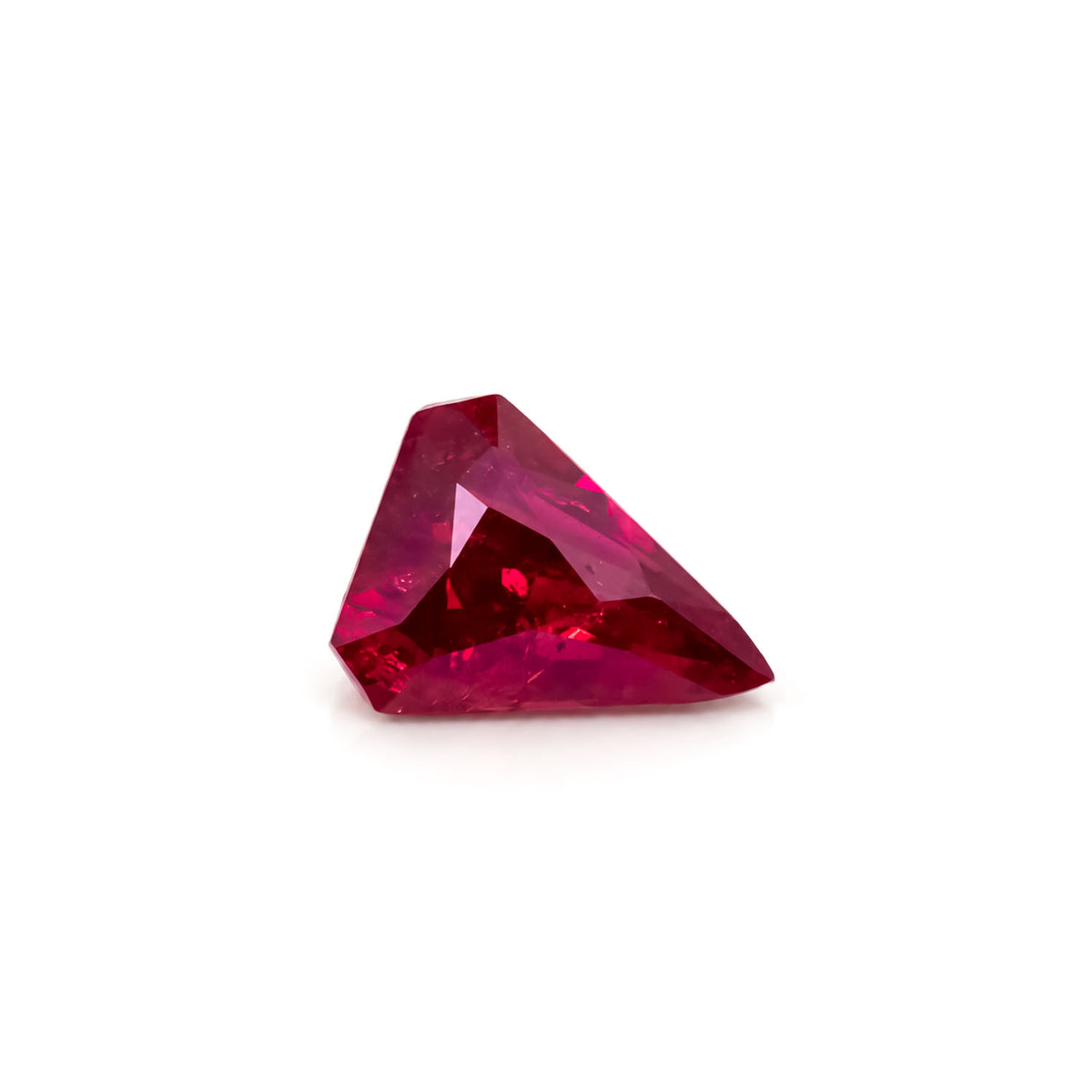 1.70ct natural unheated ruby, purplish red fancy cut