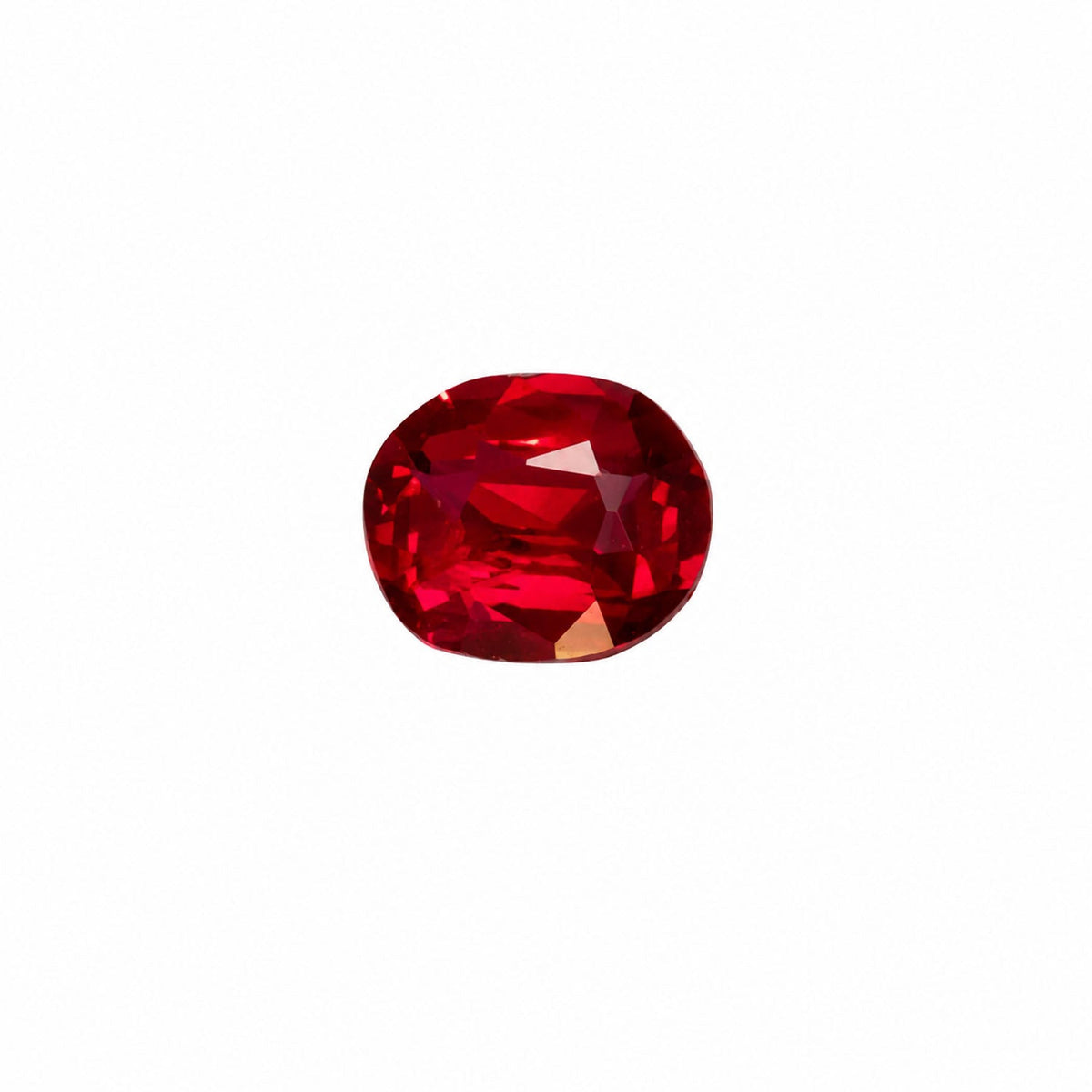 0.38 ct natural unheated ruby, oval cut