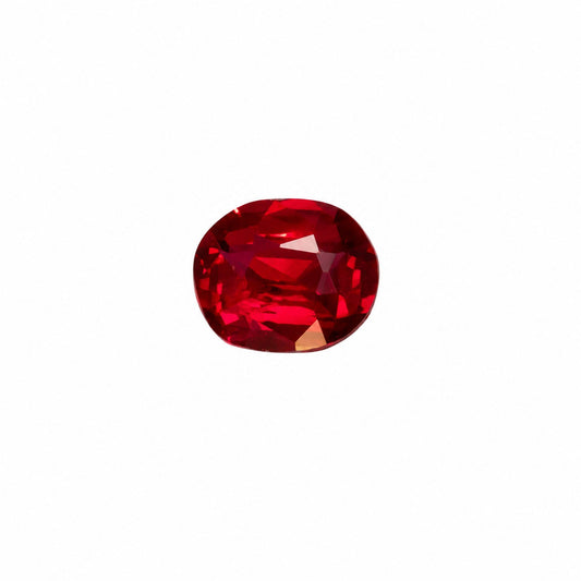 0.38 ct natural unheated ruby, oval cut