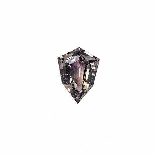 0.60 ct natural unheated teal-green sapphire, shield fancy cut
