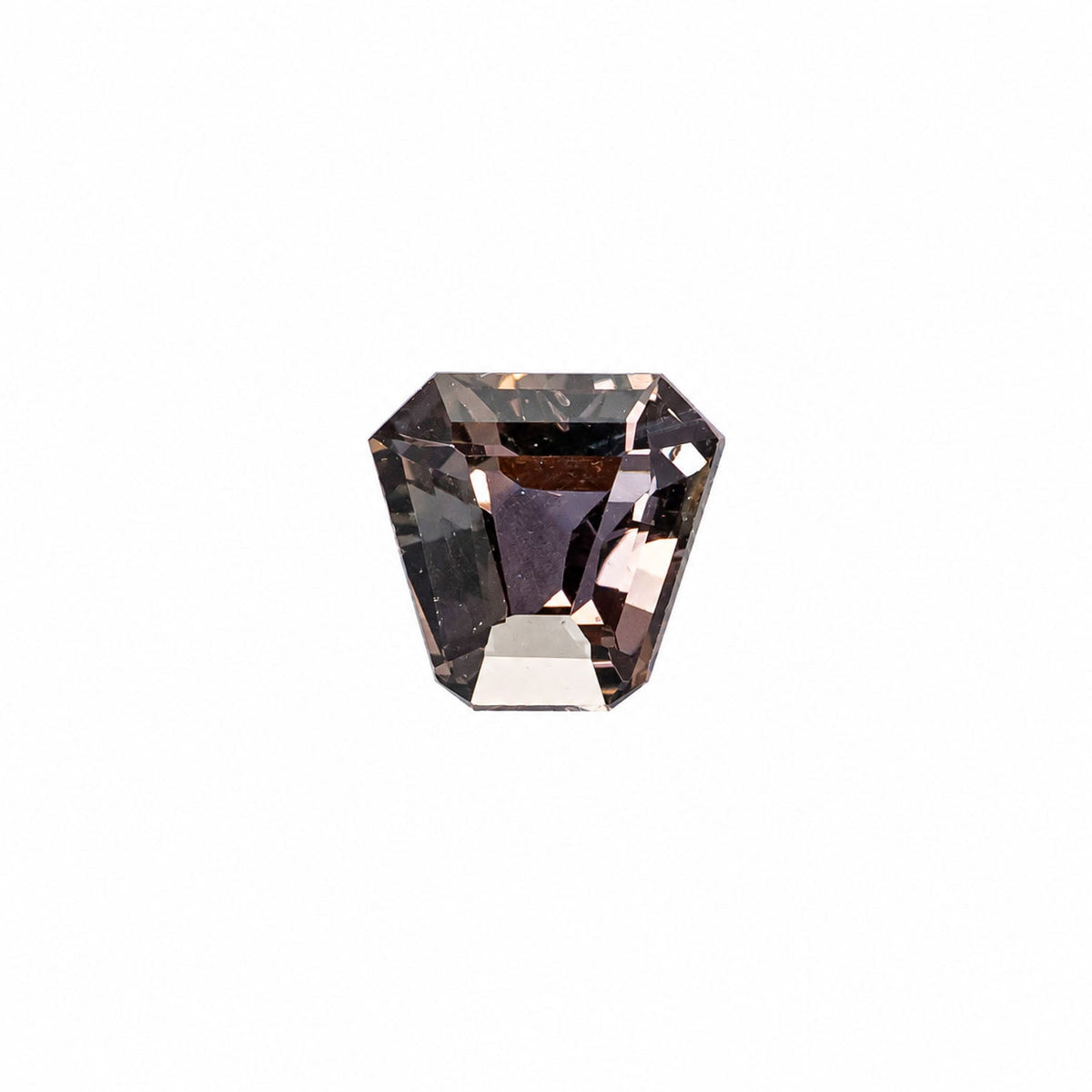 0.79 ct natural unheated teal-green sapphire, shield fancy cut