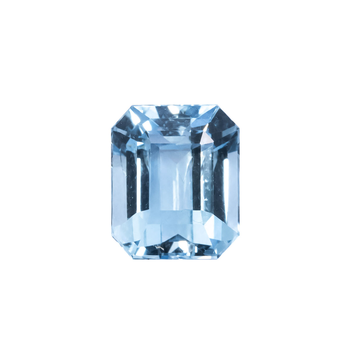 1.04ct natural aquamarine, emerald cut