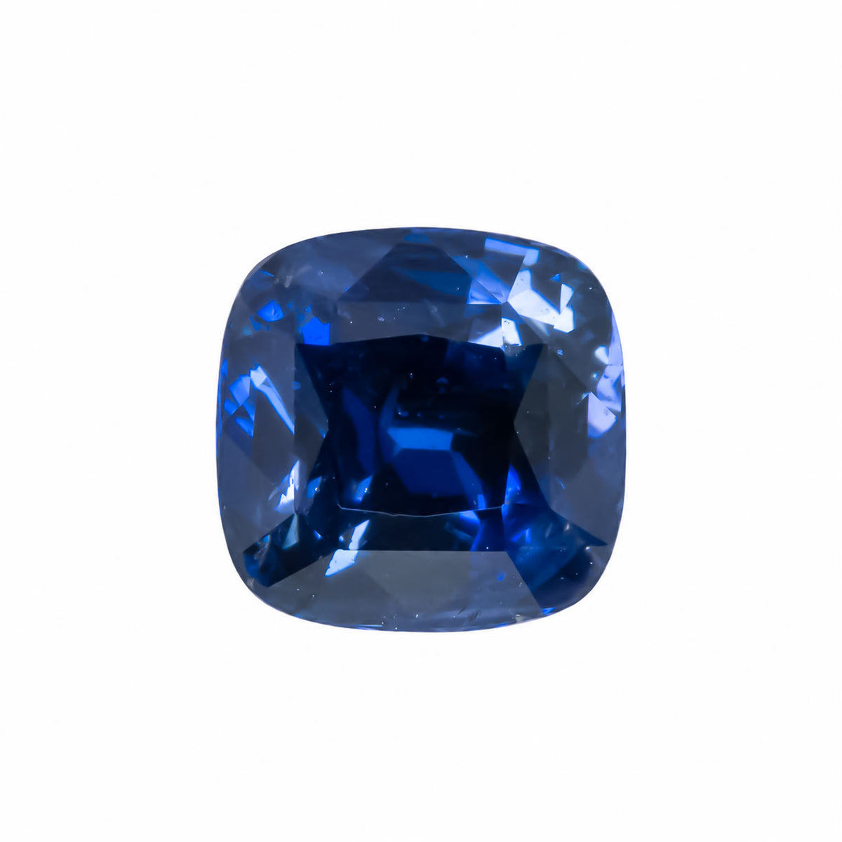 2.03ct natural unheated colour change sapphire, blue to violet cushion cut
