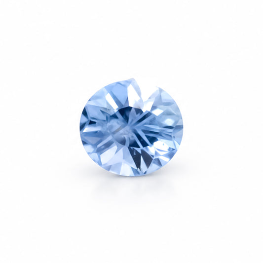 1.40ct natural unheated Sri Lankan pastel blue sapphire, oval concave cut