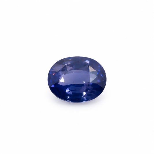 1.16ct natural unheated bluish violet sapphire, oval mixed cut