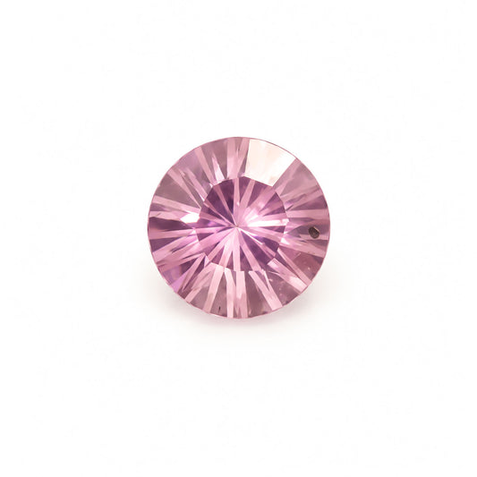 0.69ct natural pink sapphire, round concave cut