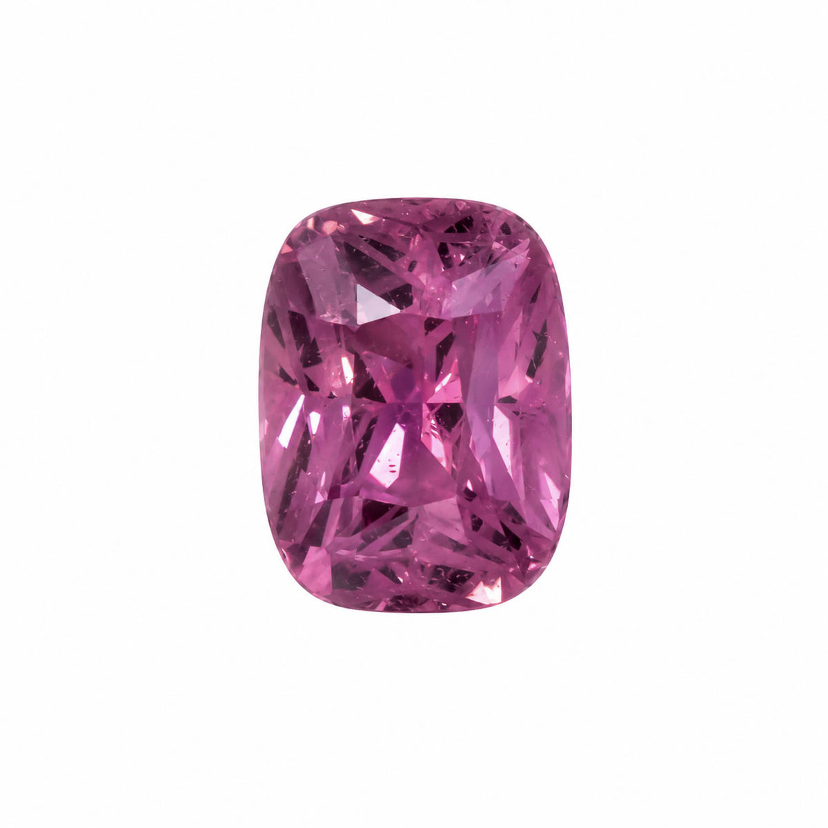 0.92ct natural unheated pink sapphire, rectangular cushion precision cut