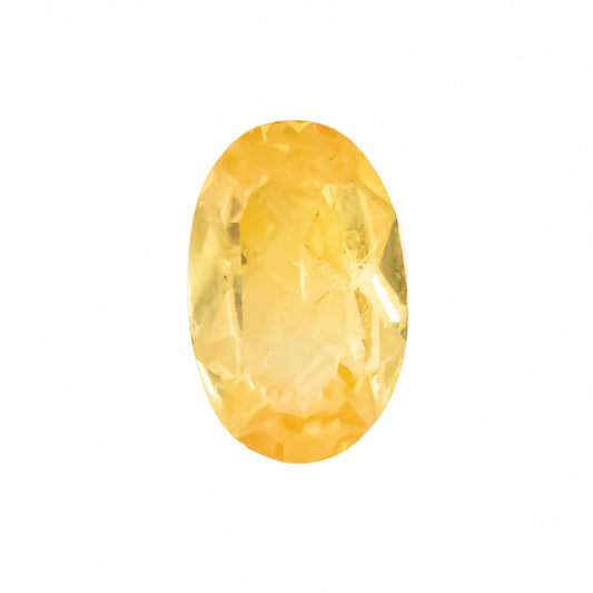 0.56ct natural yellow sapphire, oval mixed cut
