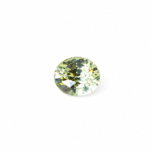 1.03 ct natural unheated yellow sapphire, oval cut