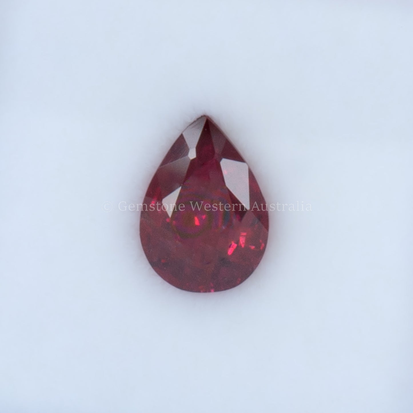 1.56 Ct Natural Unheated Ruby - Pear Cut