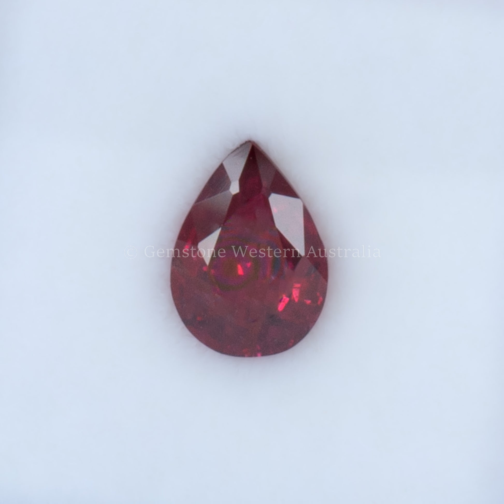 1.56 Ct Natural Unheated Ruby - Pear Cut