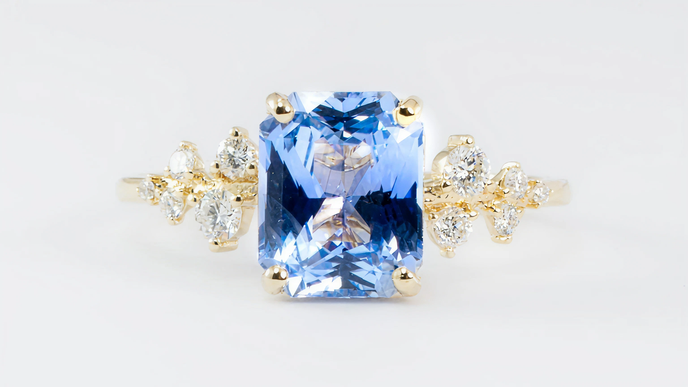 Sapphire Diamond Ring