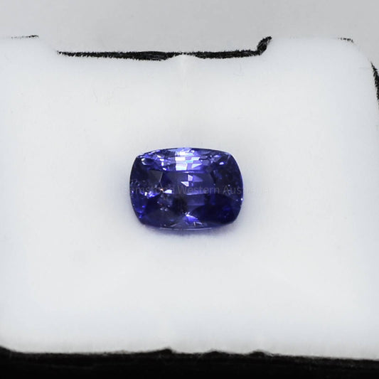 4.04 CT NATURAL CORNFLOWER BLUE SAPPHIRE CUSHION  CUT
