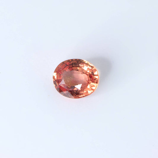1.31 CT NATURAL PADPARADSCHA OVAL CUT UNHEATED