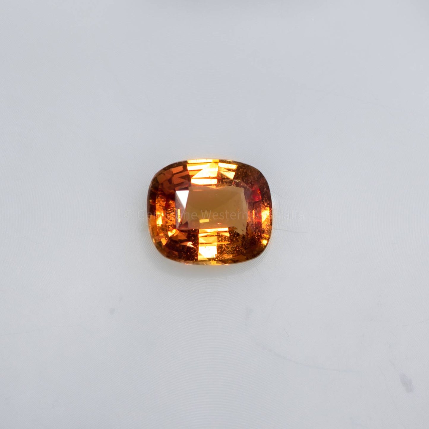 1.06 CT NATURAL PADPARADSCHA CUSHION CUT UNHEATED