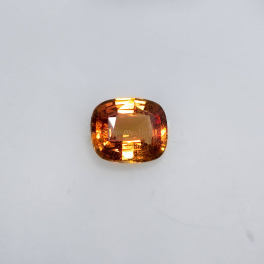 1.06 CT NATURAL PADPARADSCHA CUSHION CUT UNHEATED