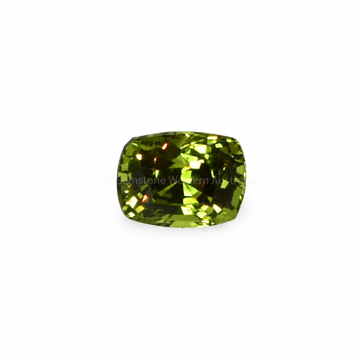 2.19 ct natural alexandrite, cushion cut chrysoberyl