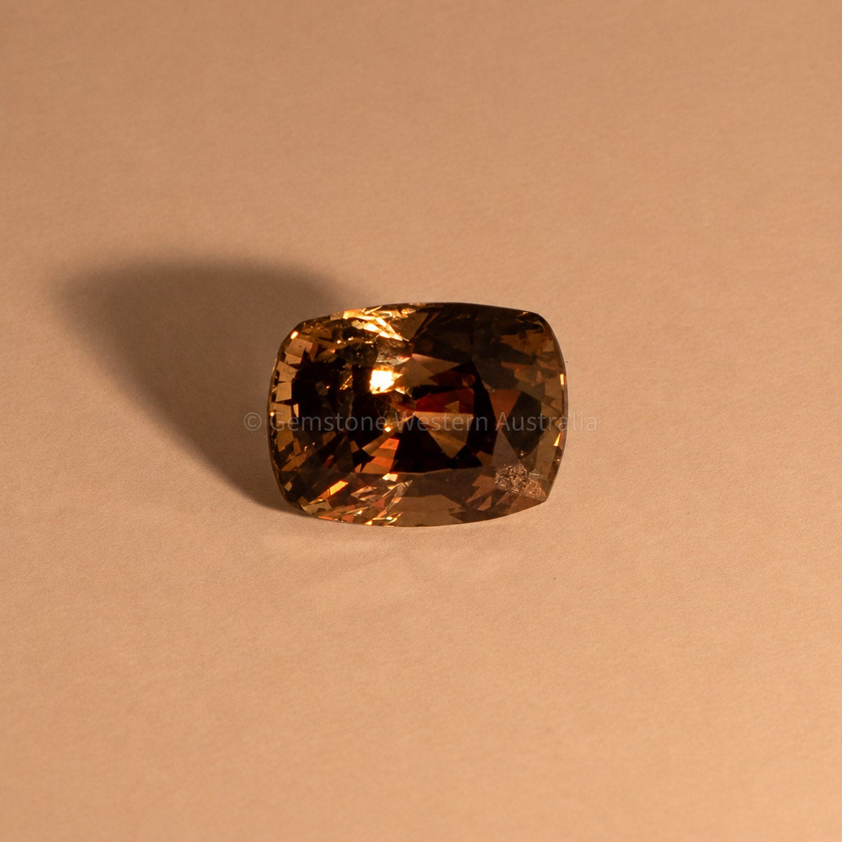 Close view of the 2.19 ct natural alexandrite